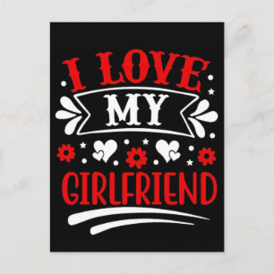 Postal Citas sinceras que dicen Te amo a mi novia