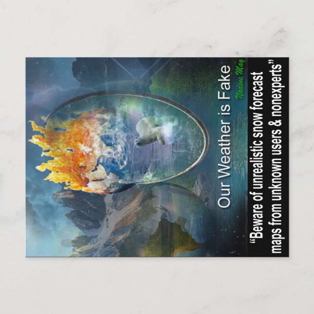 Postal Citas sobre nuestro clima (Anverso)