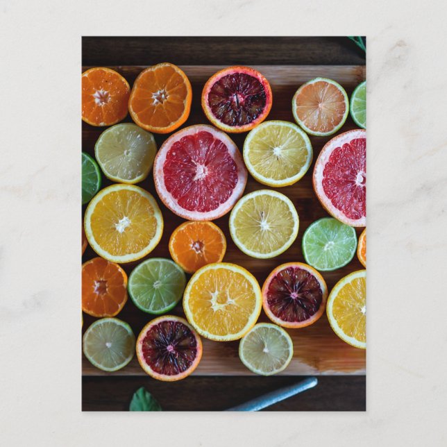 Postal cítrico (Anverso)