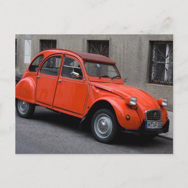 Postal Citroën 2 CV (Anverso)