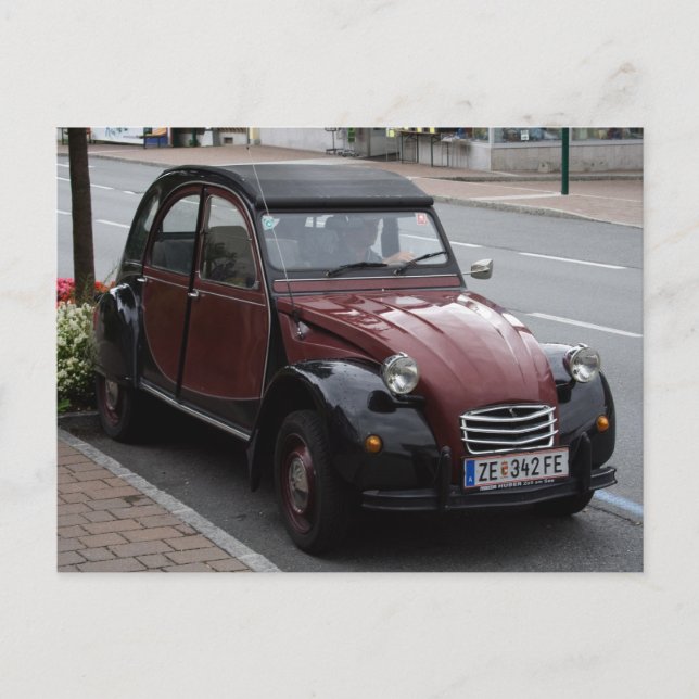 Postal Citroën 2 CV (Anverso)