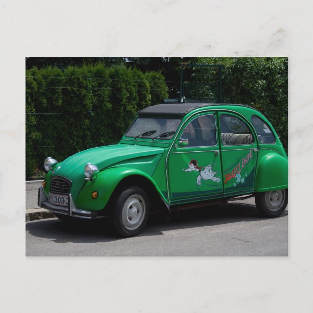 Postal Citroën 2 CV (Anverso)