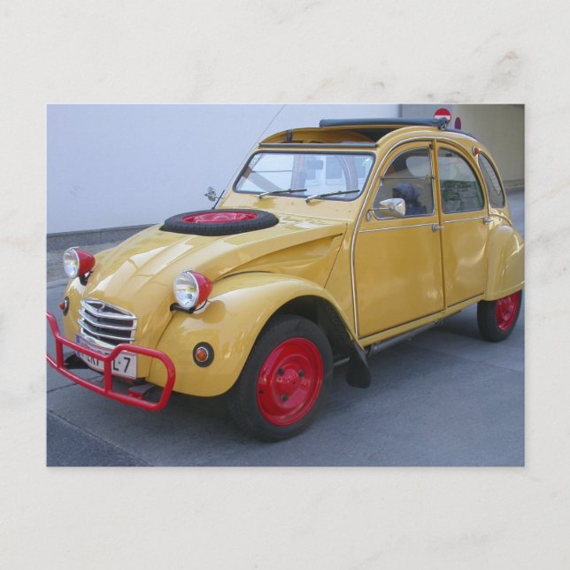 Postal Citroën 2 CV (Anverso)