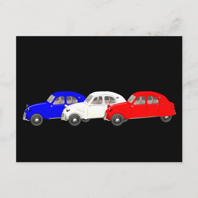 Postal Citroën 2 CV (Anverso)