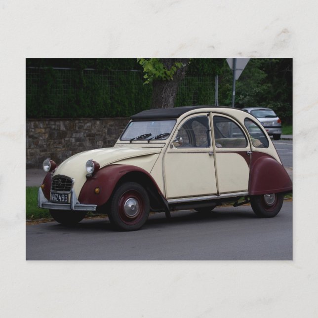 Postal Citroën 2 CV (Anverso)