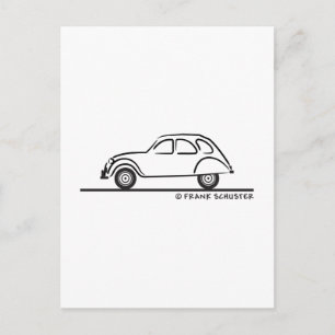 Postal Citroen 2CV
