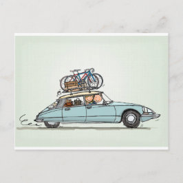 Postal Citroën DS