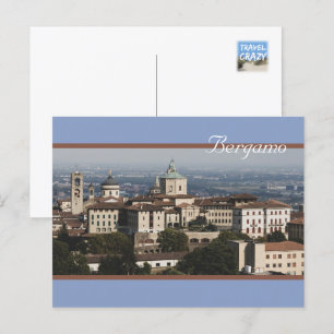Postal Città Alta Panorama, Bérgamo (Italia)