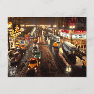 Postal City - Chicago - Caminaron por la noche en 1949