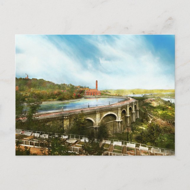 Postal City Cincinnati OH - Las ciudades abastecen de agu (Anverso)