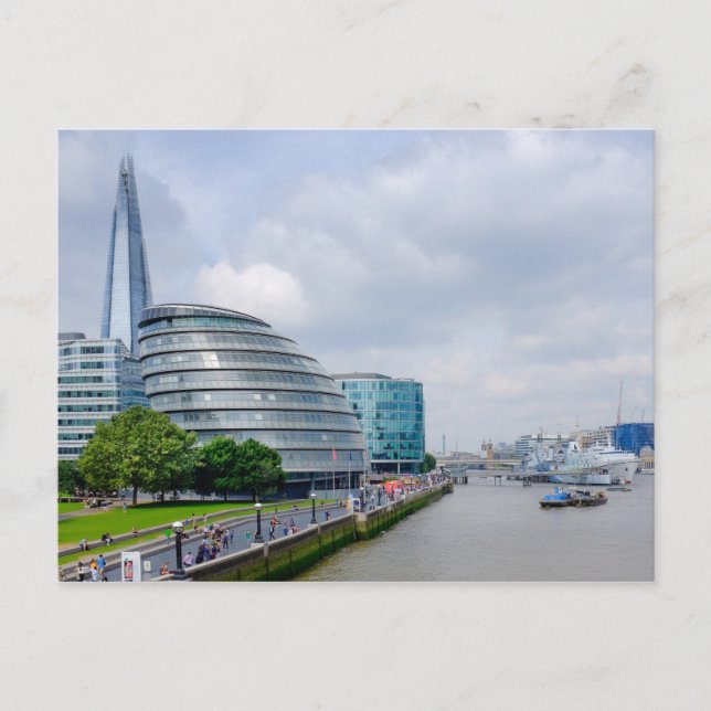 Postal City Hall, London UK Postcard (Anverso)