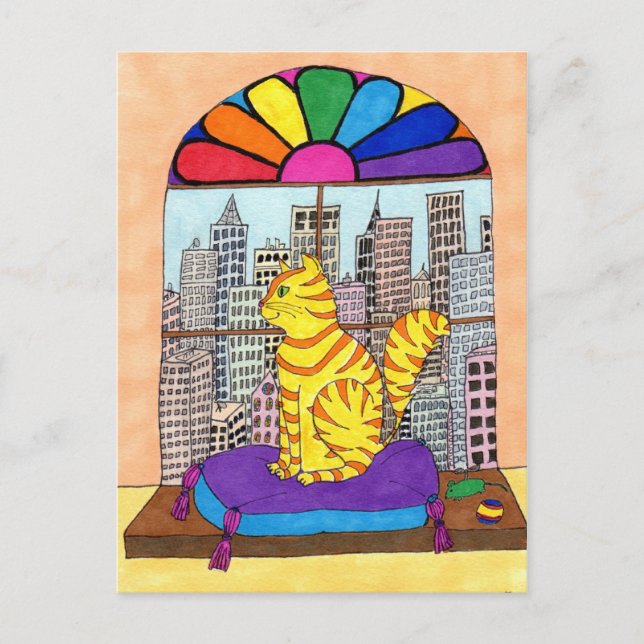 Postal City Kitty (Anverso)