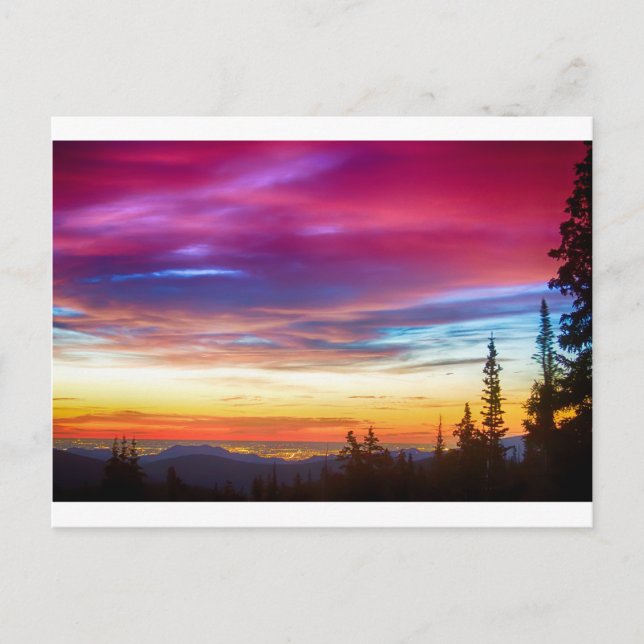 Postal City Lights Sunrise View From Rollins Pass (Anverso)