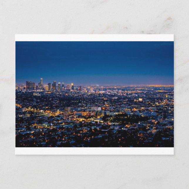 Postal City Los Angeles Cityscape Skyline Downtown (Anverso)