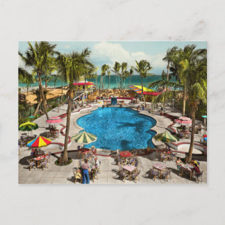 Postal City - Miami FL - Sitting poolside 1941