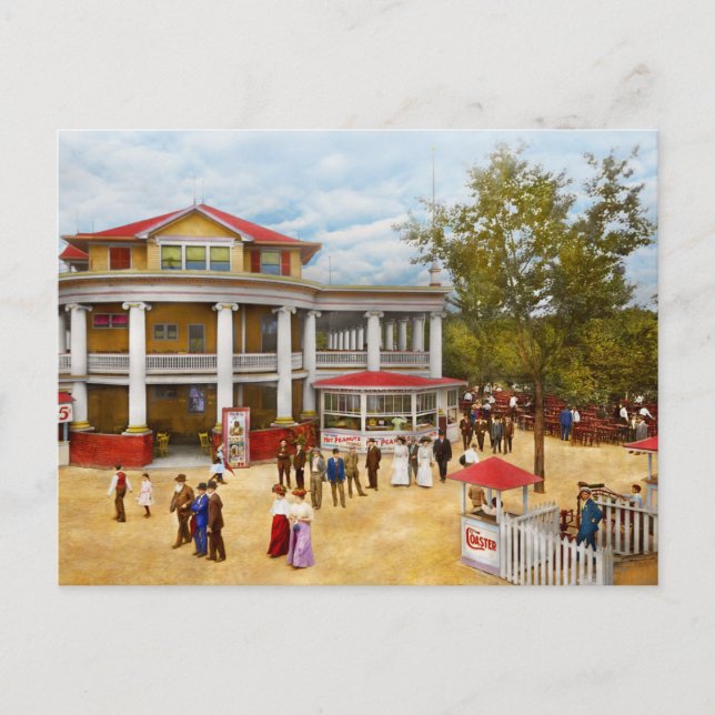 Postal City - OH - The Chester Park Club House 1909 (Anverso)