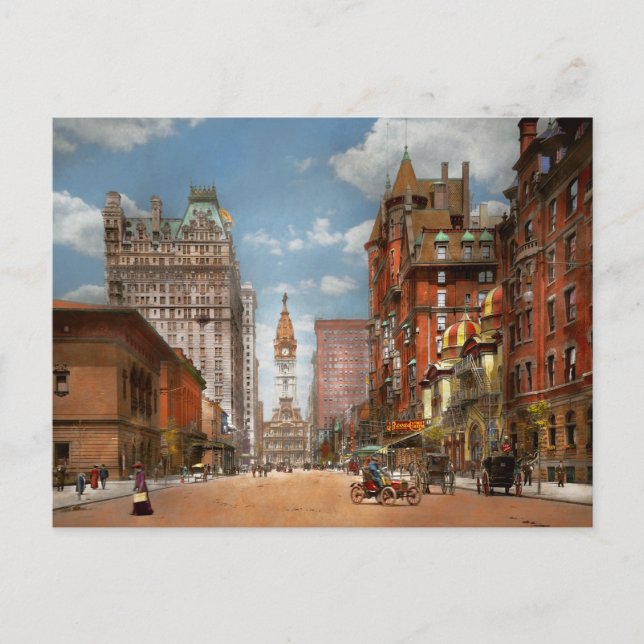 Postal City - PA Filadelfia - Broad Street 1905 (Anverso)