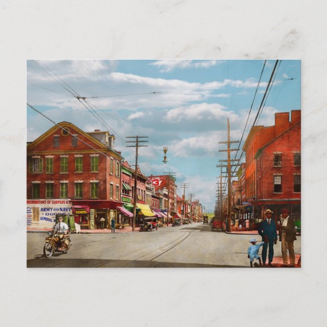 Postal Ciudad - Alexandria VA - Apto para un rey 1921 (Anverso)