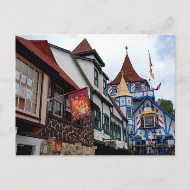 Postal Ciudad antigua de Alemania Helen Georgia (Anverso)