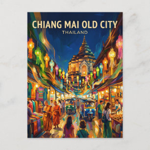 Postal Ciudad Antigua de Chiang Mai Tailandia