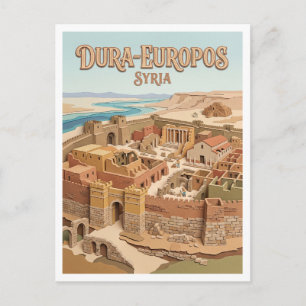 Postal Ciudad Antigua de Dura-Europos Siria