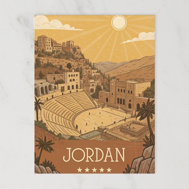 Postal Ciudad antigua de Jordania (Subido por el creador)