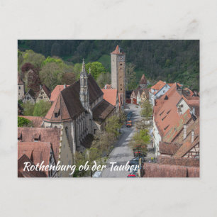 Postal Ciudad antigua de Rothenburg ob der tauber