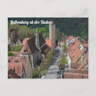 Postal Ciudad antigua de Rothenburg ob der tauber