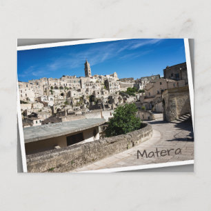 Postal Ciudad antigua de Sassi di Matera