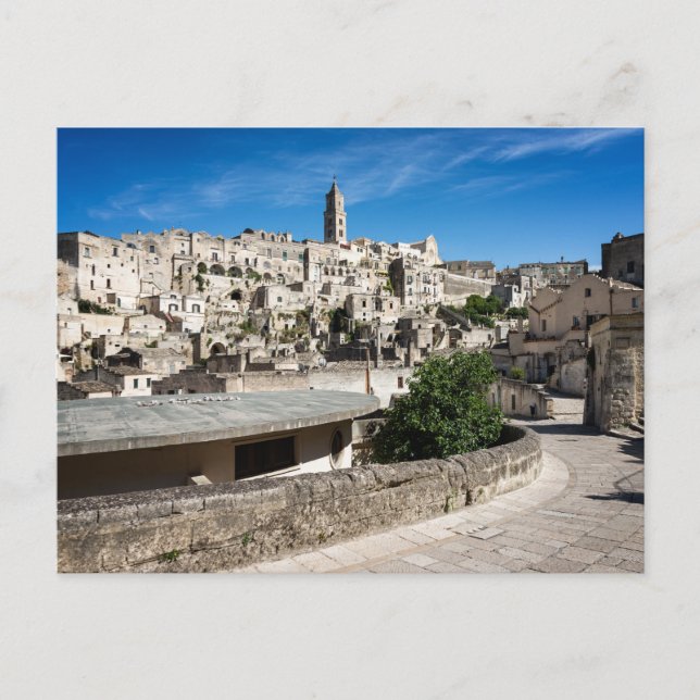 Postal Ciudad antigua de Sassi di Matera (Anverso)