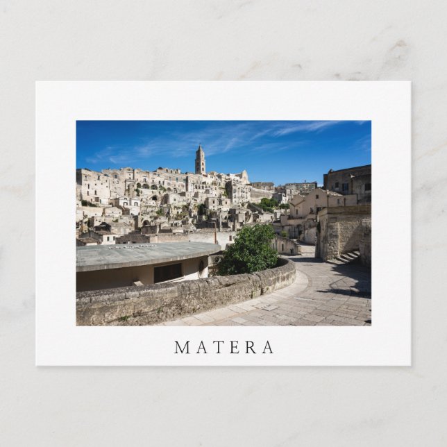 Postal Ciudad antigua de Sassi di Matera (Anverso)