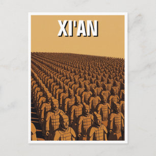 Postal Ciudad antigua de Xi'an (Guerreros de terracota)