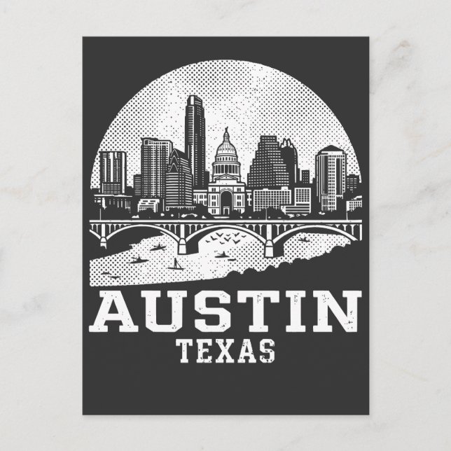 Postal Ciudad Austin Texas (Anverso)