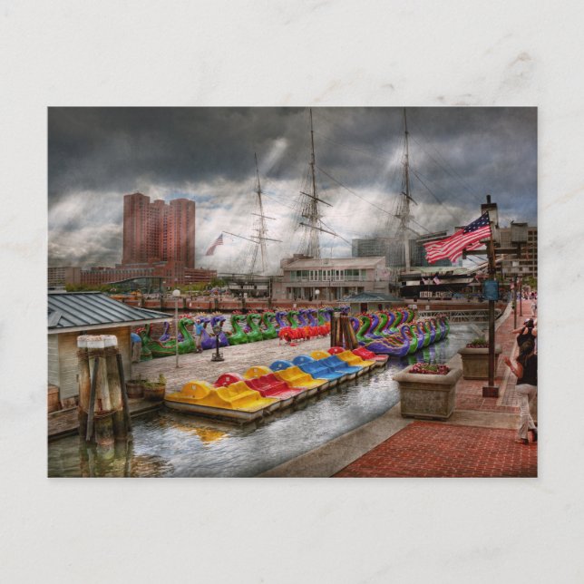 Postal Ciudad - Baltimore MD - Maryland moderno (Anverso)