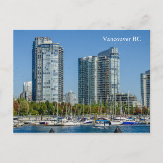 Postal Ciudad cerca de la playa Vancouver BC