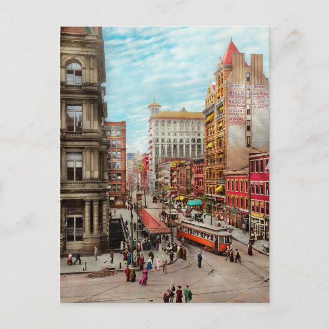 Postal Ciudad - Cincinnati, OH - Ciudad Reina 1915 (Anverso)