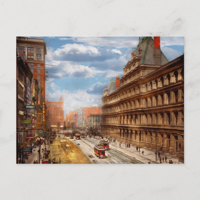 Postal Ciudad - Cincinnati OH - Plaza del Gobierno 1902 (Anverso)