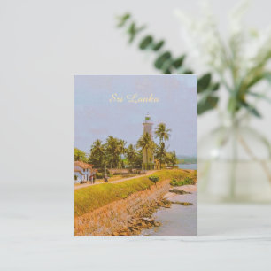 Postal Ciudad costera de Galle, Sri Lanka Recuerdo de via