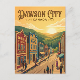 Postal Ciudad Dawson Canadá