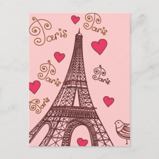 Postal Ciudad de Amor París