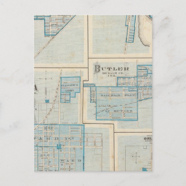 Postal Ciudad de Angola con Fremont (Anverso)