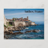 Ciudad de Antibes, Francia Postcard
