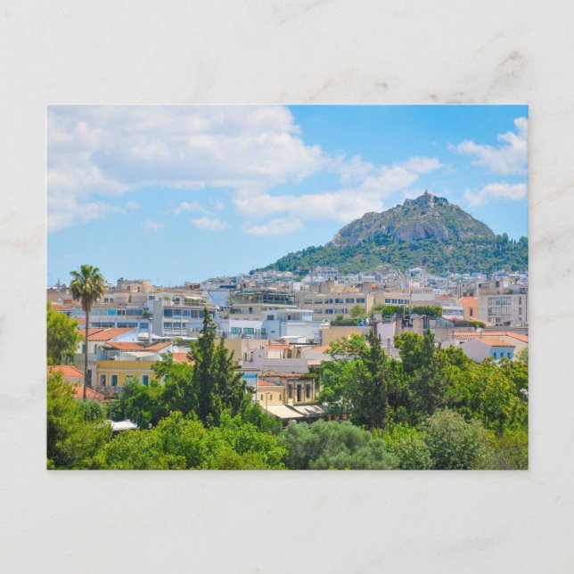 Postal Ciudad de Atenas, Grecia (Anverso)