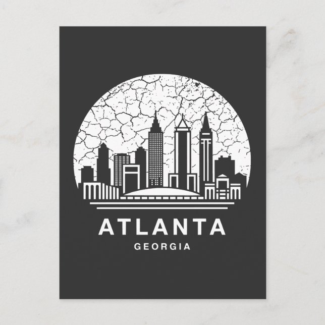 Postal Ciudad de Atlanta Georgia (Anverso)