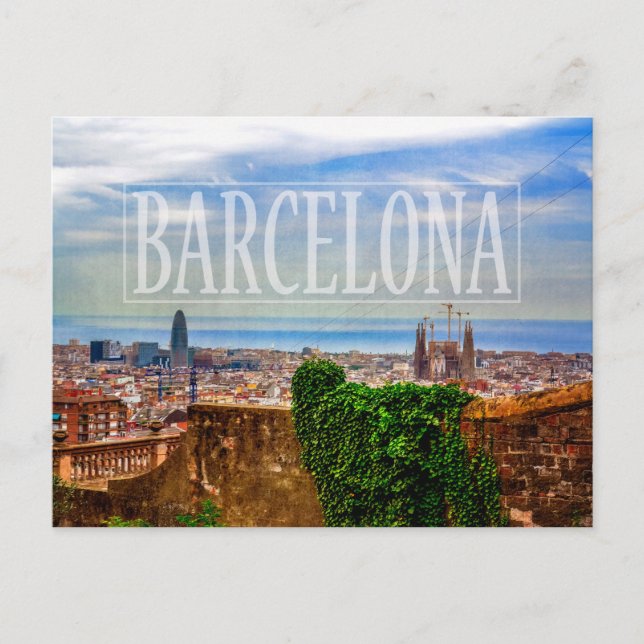 Postal Ciudad de Barcelona (Anverso)