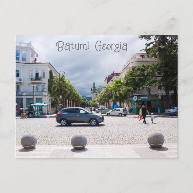Postal Ciudad de Batumi Georgia (Anverso)