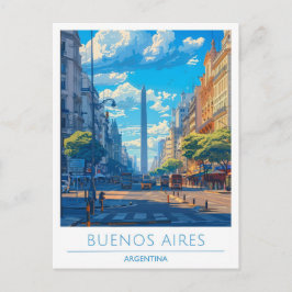 Postal Ciudad de Buenos Aires Argentina Viaje