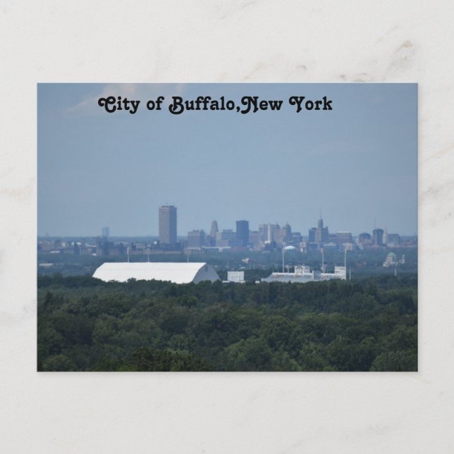 Postal Ciudad de Búfalo, Nueva York (Anverso)