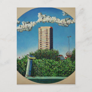Postal Ciudad de canalización de verano