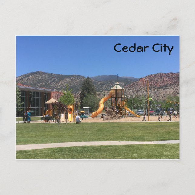 Postal Ciudad de Cedar (Anverso)
